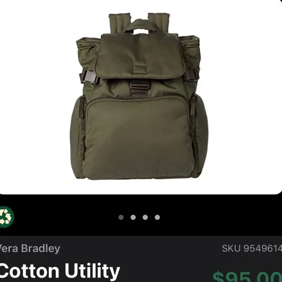 Vera Bradley | Bags | Vera Bradley Cotton Utility Backpack  display picture 2